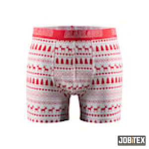 boxer shorts 2-pack x-mas (rood-groen)