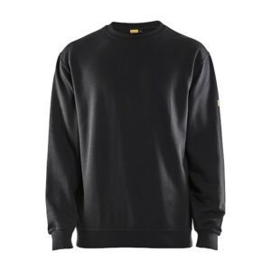 Vlamvertragend sweatshirt Zwart