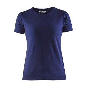 Dames T-Shirt Marineblauw