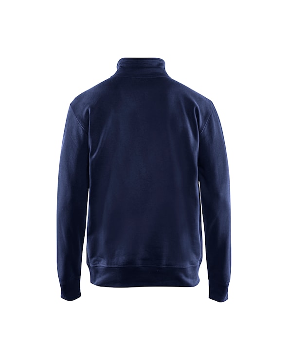 Sweatshirt met halve rits Marineblauw
