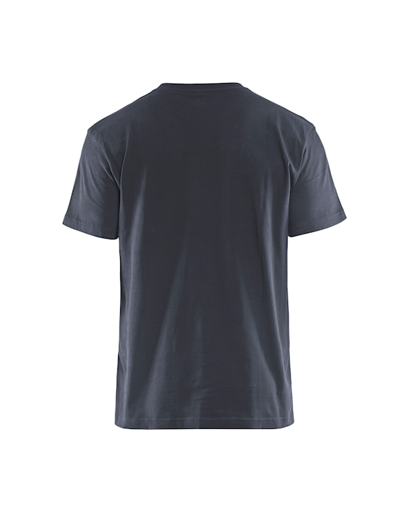 T-shirt bi-colour Donkergrijs/Zwart