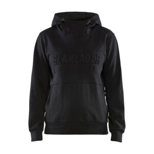 Dames hoodie 3D Zwart