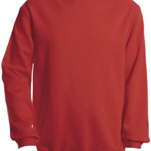 CGSET Crew Neck Sweatshirt Set In Red