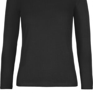 Ladies' T-shirt long sleeve Black