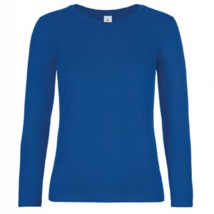 Ladies' T-shirt long sleeve Royal Blue