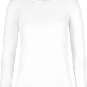 Ladies' T-shirt long sleeve White
