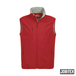 Basic Softshell Vest rood