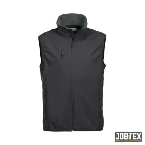Basic Softshell Vest zwart
