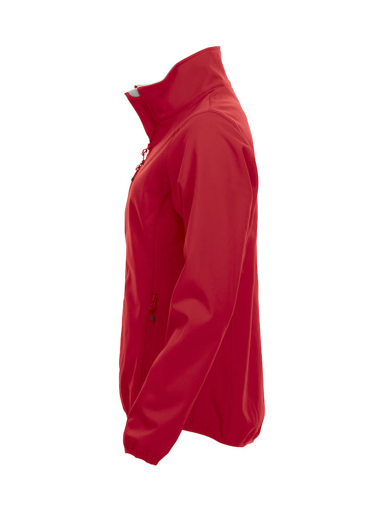 Basic Softshell Jacket Ladies rood