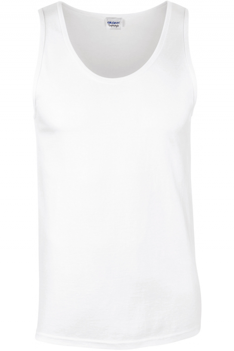 Softstyle Euro Fit Adult Tank Top White