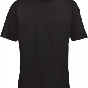 Softstyle Euro Fit Youth T-shirt Zwart