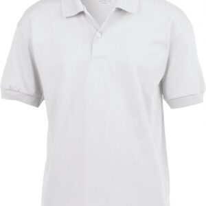 Dryblend Classic Fit Youth Jersey Polo White