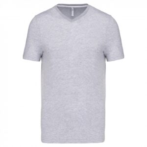 T-shirt V-hals korte mouwen Oxford Grey
