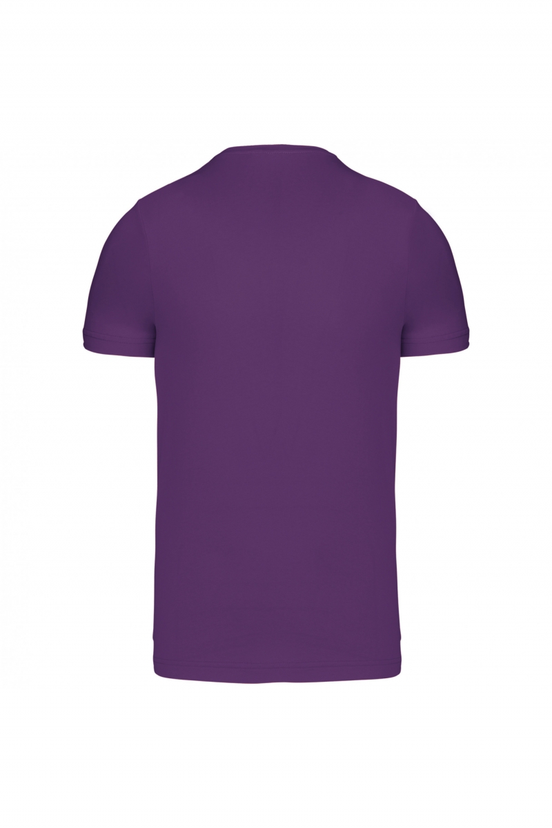 T-shirt V-hals korte mouwen Purple
