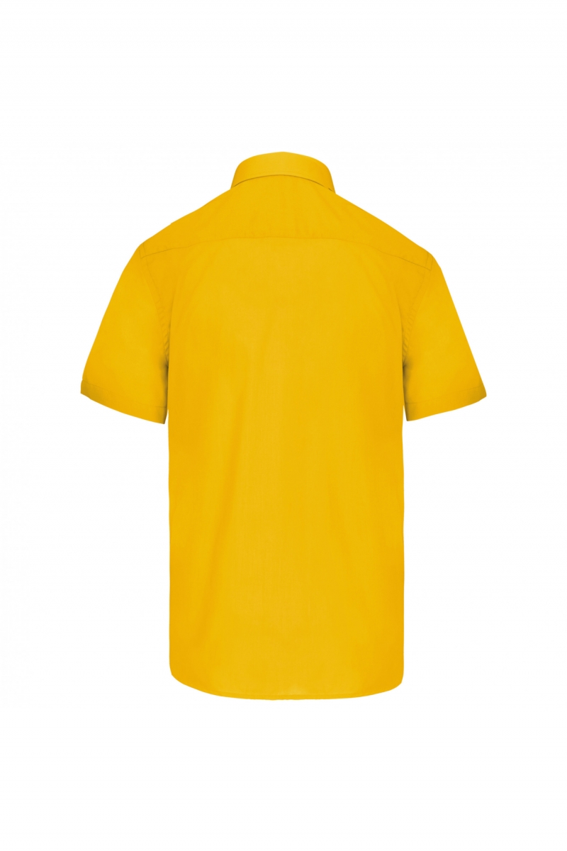 Ace - Heren overhemd korte mouwen Yellow