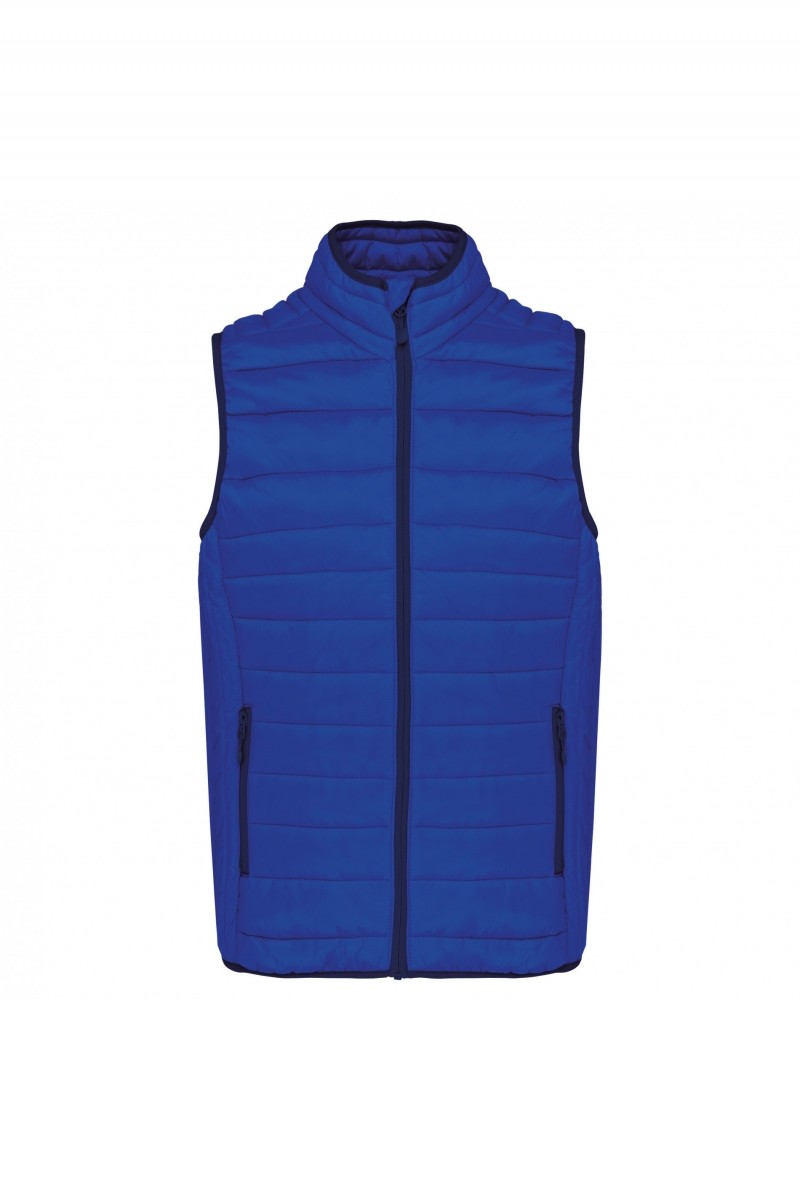 Men's lightweight sleeveless down jacket Light Royal Blue