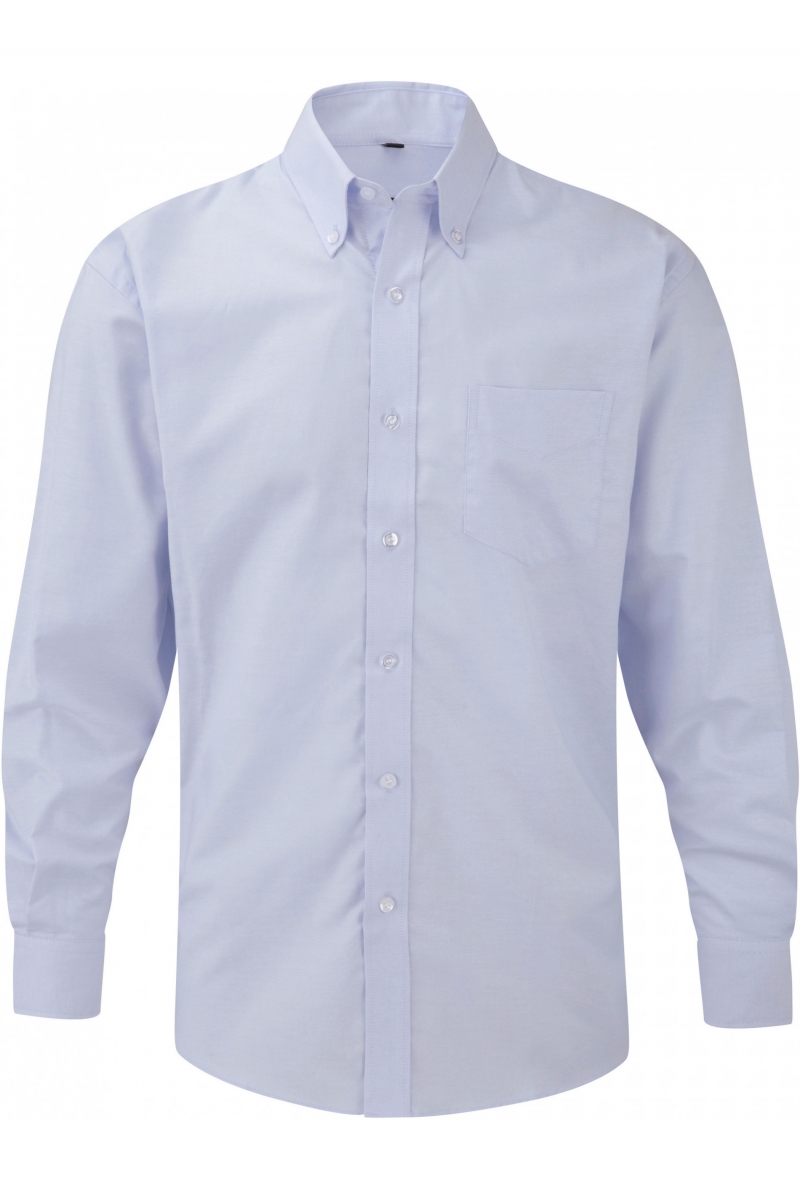 Mens' Long Sleeve Easy Care Oxford Shirt Oxford Blue