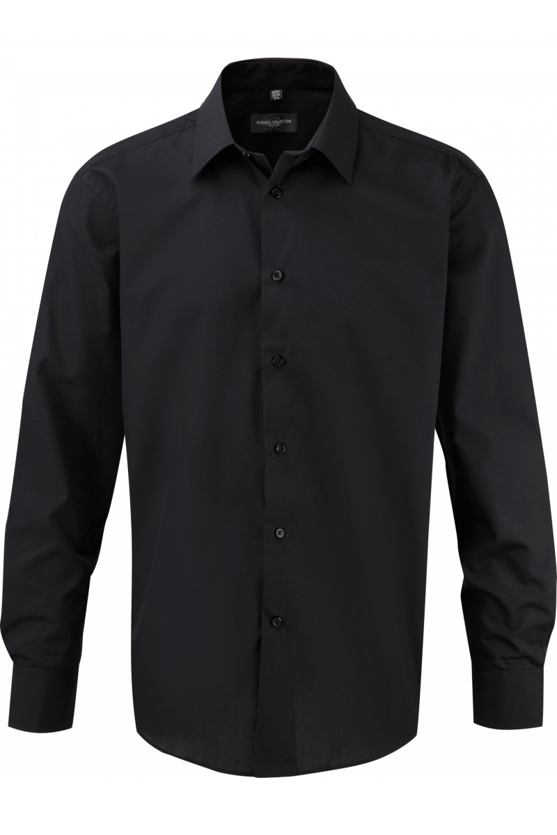 Men's Long Sleeve Ultimate Non-iron Shirt Black