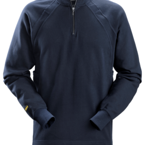 ½ Zip Sweatshirt Multi Pockets Donker Blauw