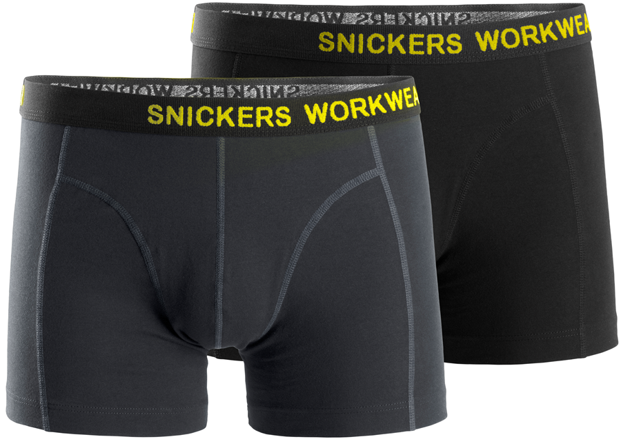 2-pack Stretch Shorts Zwart/Grijs