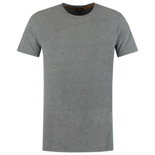 T-Shirt Premium Naden Heren Stonemel