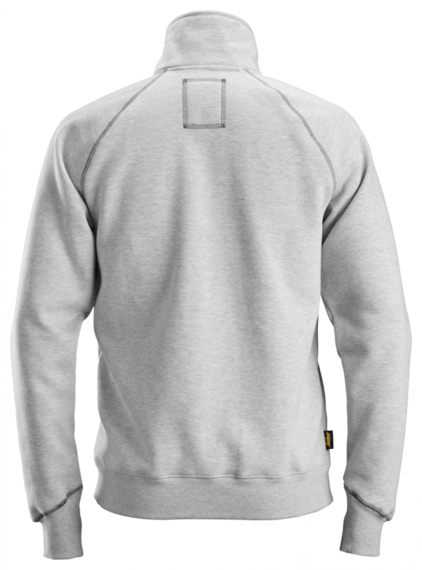Full Zip Sweatshirt Jkt Gemeleerd grijs
