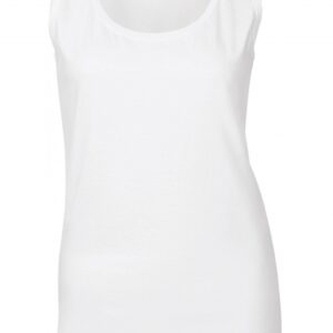 Softstyle® Fitted Ladies' Tank Top White