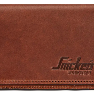 Leather card holder brown