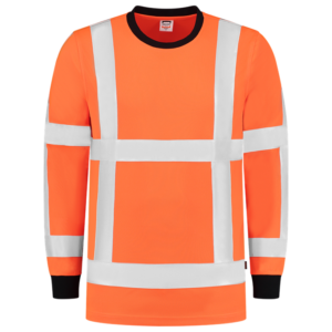 T-Shirt RWS Birdseye Lange Mouw Orange