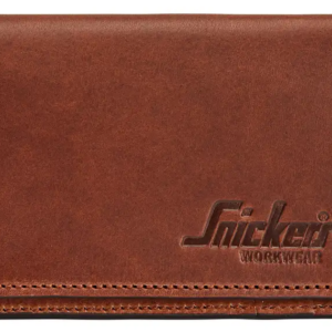 Leather card holder brown